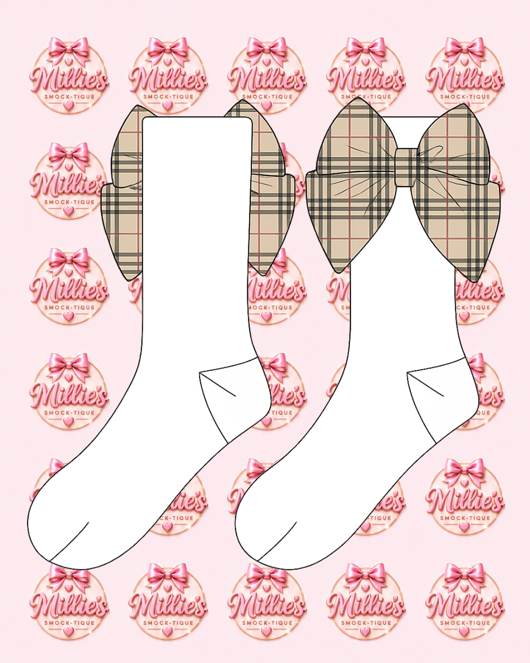 Burb Babe Knee High Bow Socks
