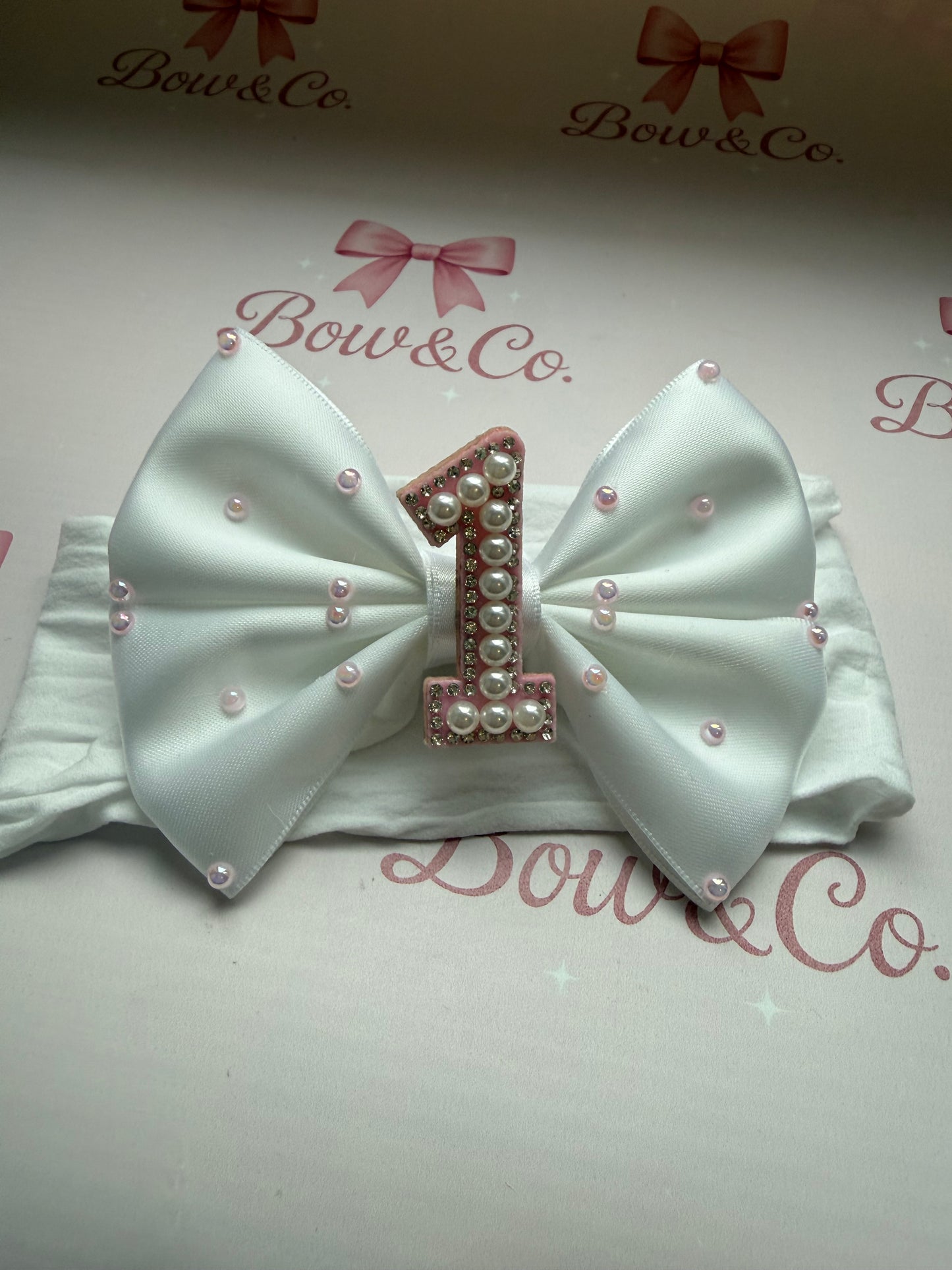 Pearl Birthday Bow