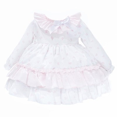 Wee Me Pink Bow Puffball Dress
