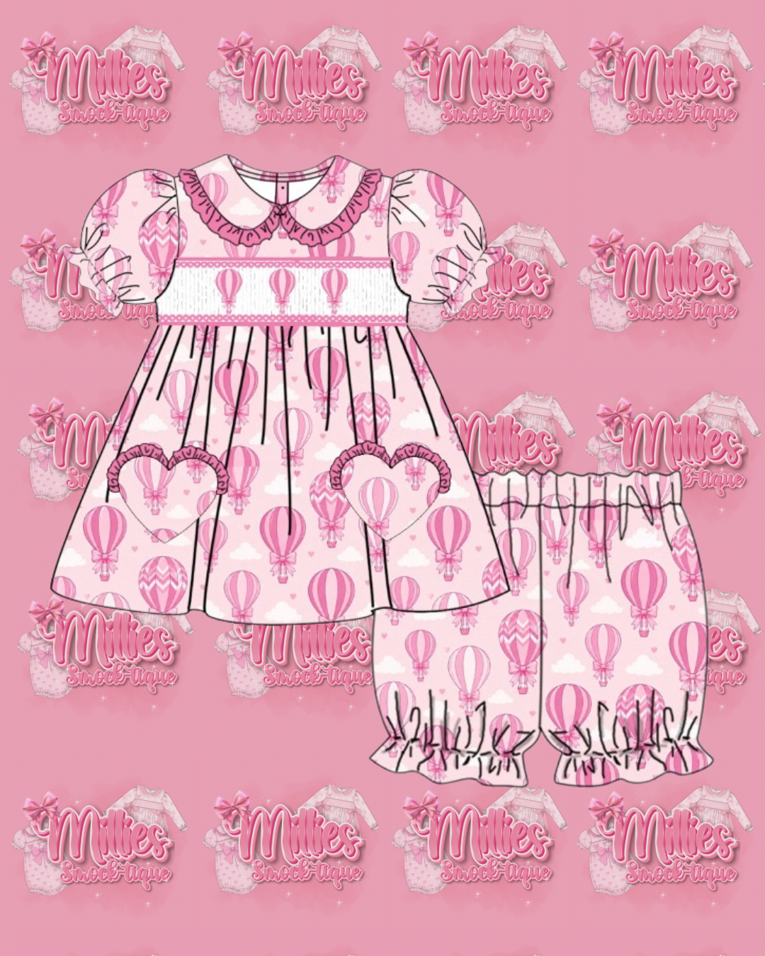 Girls Hot Air Balloon Pyjamas