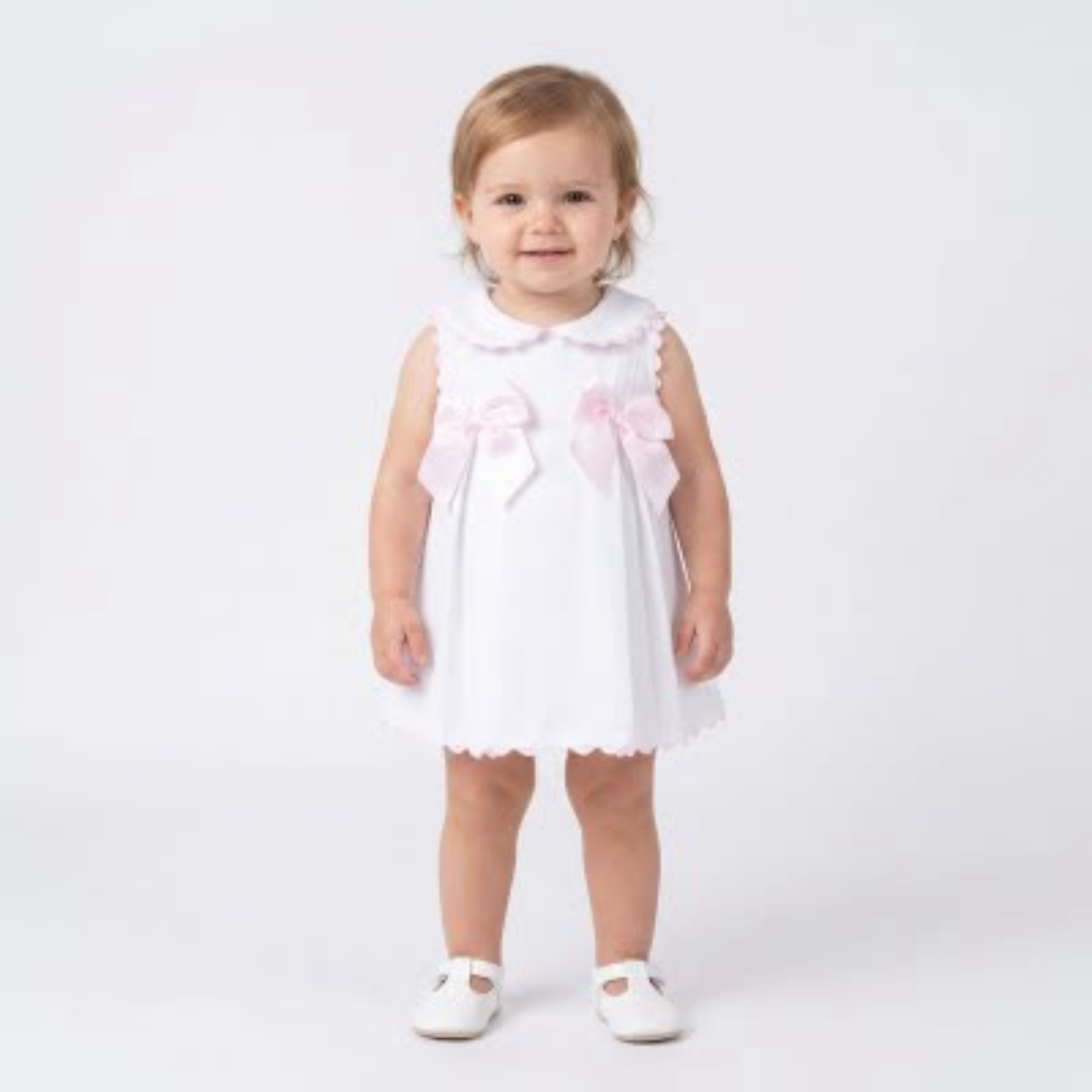 Wee Me Waffle Bow Dress