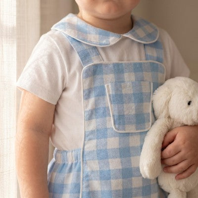 Wee Me Boys Checkered Romper