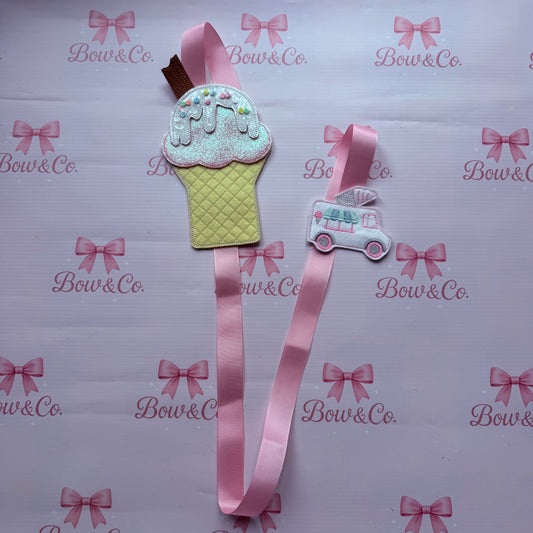 Ice cream bow holder