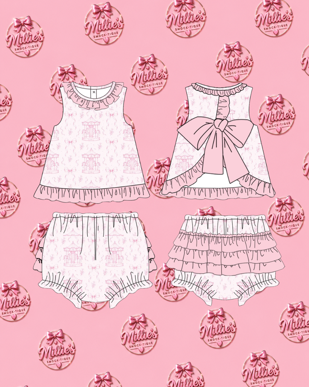 Carousel Open Back Set - PRE ORDER
