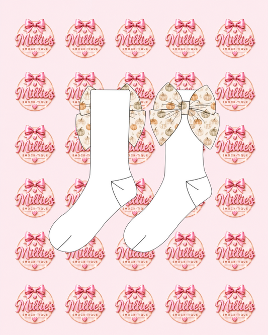 Halloween Bow Socks - PRE ORDER